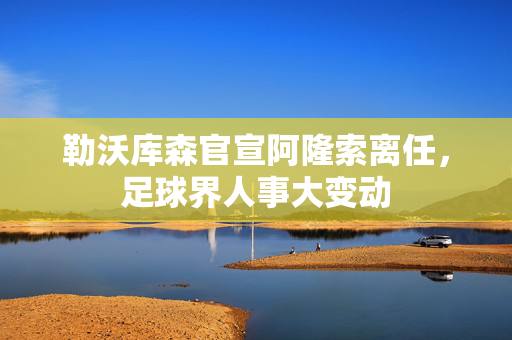 勒沃库森官宣阿隆索离任，足球界人事大变动