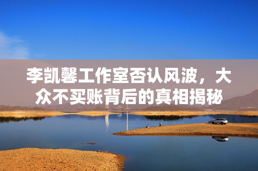 李凯馨工作室否认风波，大众不买账背后的真相揭秘