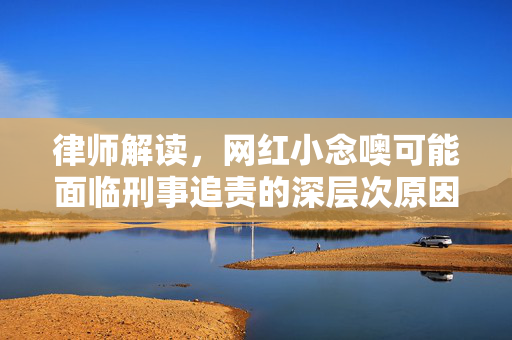 律师解读，网红小念噢可能面临刑事追责的深层次原因