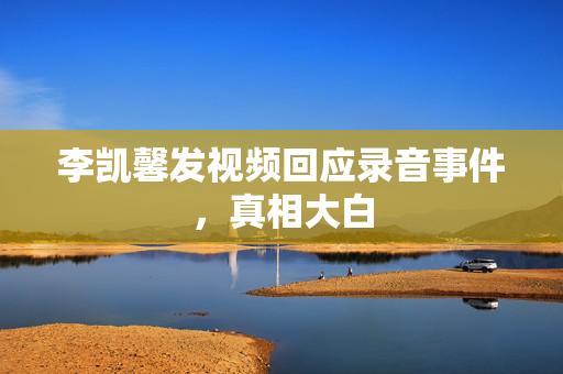 李凯馨发视频回应录音事件，真相大白