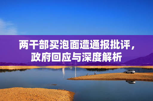 两干部买泡面遭通报批评，政府回应与深度解析