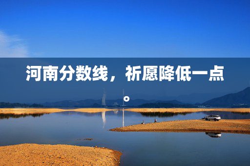 河南分数线，祈愿降低一点。