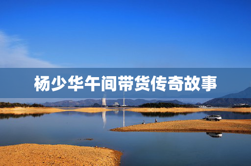 杨少华午间带货传奇故事
